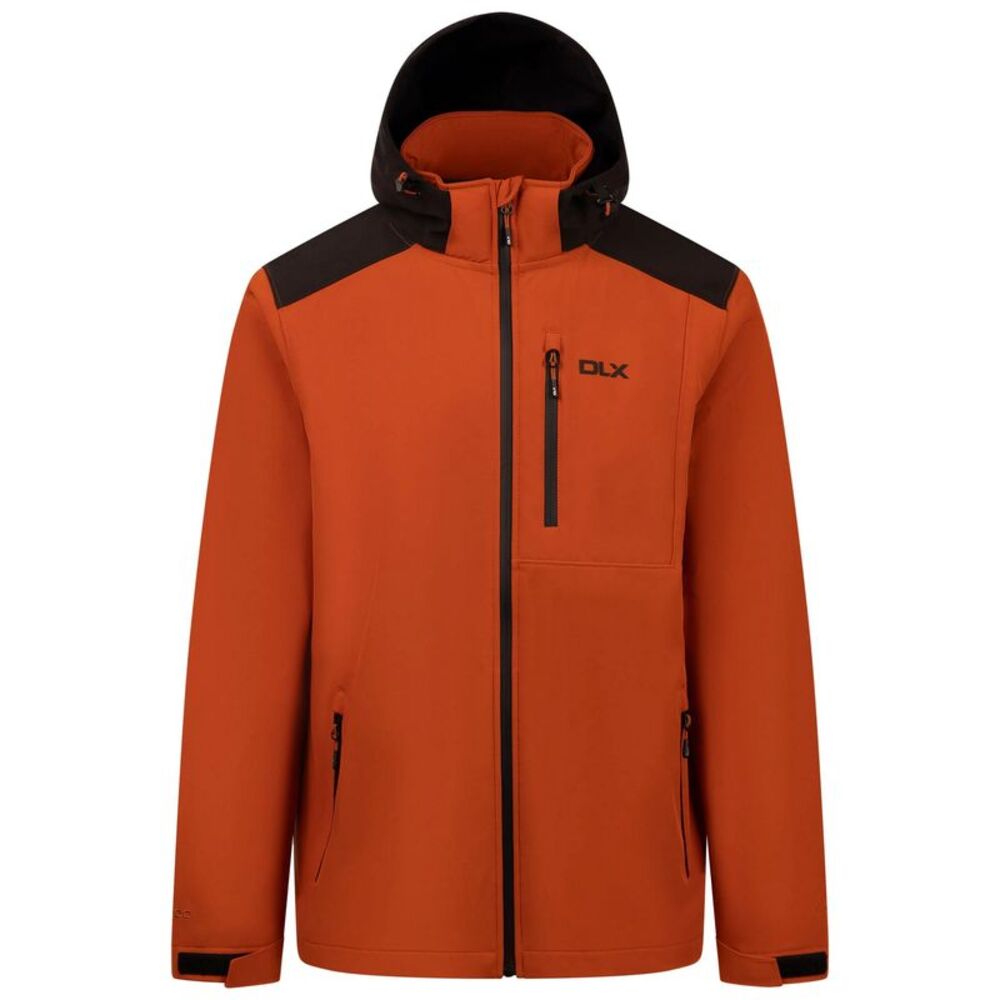 Trespass Mens Durand DLX Soft Shell Jacket / Burnt Orange